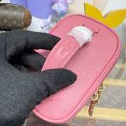 Uubags Louis Vuitton M25857 Nice Nano Bag Tender Bliss Pink 14x8.5x10.2cm - 2