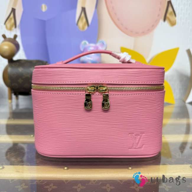 Uubags Louis Vuitton M15191 Nice Nano Bag Tender Bliss Pink 20x13.5x12cm - 1