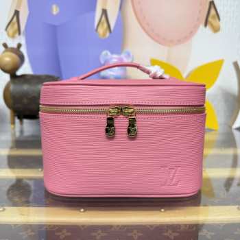 Uubags Louis Vuitton M15191 Nice Nano Bag Tender Bliss Pink 20x13.5x12cm
