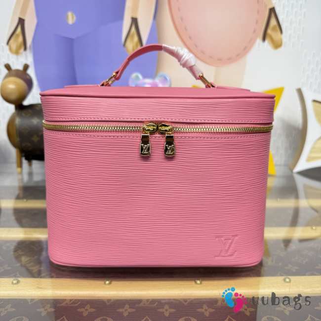 Uubags Louis Vuitton M25856 Nice BB Bag Tender Bliss Pink 24x18x14.5cm - 1
