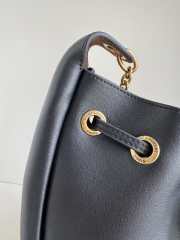 Uubags YSL Le 37 Bucket Bag in Black Smooth Leather 28x22x9cm - 6