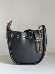 Uubags YSL Le 37 Bucket Bag in Black Smooth Leather 28x22x9cm - 3