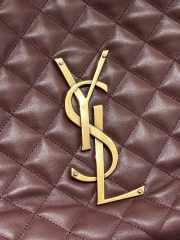 Uubags YSL Icare Maxi Shopping Bag in Dark Burgundy Quilted Lambskin 30(48)x30x5cm - 2