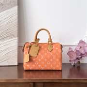 Uubags Louis Vuitton M13912 Speedy P9 Bandoulière Bag in Summer Peach 25x15x15cm - 1