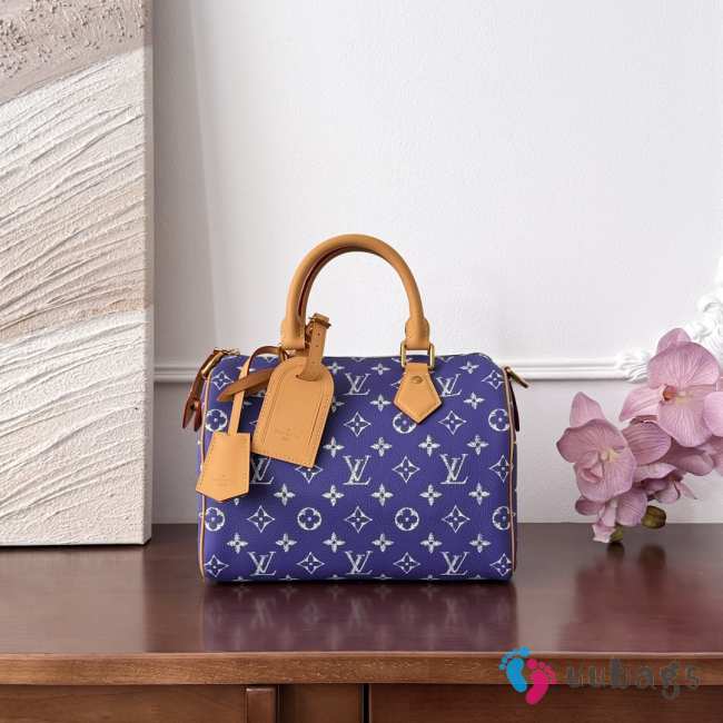 Uubags Louis Vuitton M11562 Speedy P9 Bandoulière Bag in Amethyste Purple 25x15x15cm - 1