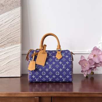 Uubags Louis Vuitton M11562 Speedy P9 Bandoulière Bag in Amethyste Purple 25x15x15cm