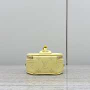 Uubags Louis Vuitton M11294 Mini Chapeau Box Bag In Banana Yellow 13x12x6.5cm - 5