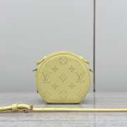 Uubags Louis Vuitton M11294 Mini Chapeau Box Bag In Banana Yellow 13x12x6.5cm - 4