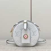 Uubags Louis Vuitton M11294 Mini Chapeau Box Bag In White 13x12x6.5cm - 1