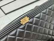 Uubags Chanel Boy O Case Cosmetic Pouch In Balck With Gold Hardware 33x24cm - 2