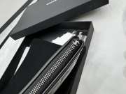 Uubags Chanel Boy O Case Cosmetic Pouch In Balck With Silver Hardware 33x24cm - 6