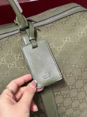 Uubags Gucci GG canvas large duffle bag in forest green GG canvas 52x32x28cm - 6