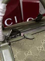 Uubags Gucci GG canvas large duffle bag in forest green GG canvas 52x32x28cm - 3