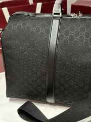 Uubags Gucci GG canvas large duffle bag in black GG canvas 52x32x28cm - 6