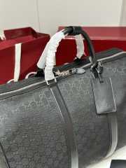 Uubags Gucci GG canvas large duffle bag in black GG canvas 52x32x28cm - 4
