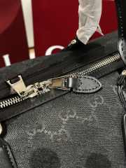 Uubags Gucci GG canvas large duffle bag in black GG canvas 52x32x28cm - 3