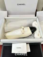 Uubags Chanel classic two-tone black/ white ballerina flats  - 5