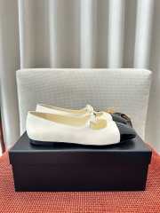 Uubags Chanel classic two-tone black/ white ballerina flats  - 3