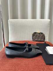 Uubags Chanel classic two-tone black ballerina flats - 3