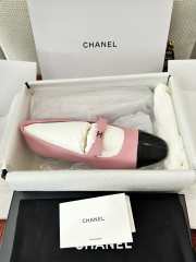Uubags Chanel classic two-tone black/ pink ballerina flats - 3