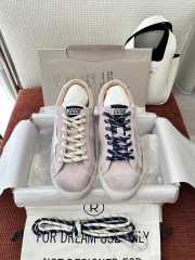 Uubags Golden Goose True-Star Suede Low-Top Trainers in Light Pink  - 1