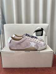 Uubags Golden Goose True-Star Suede Low-Top Trainers in Light Pink  - 3