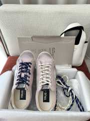 Uubags Golden Goose True-Star Suede Low-Top Trainers in Light Pink  - 6