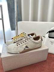 Uubags Golden Goose True-Star Leather Low-Top Trainers in Natural - 4