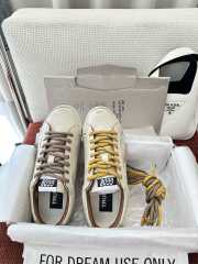 Uubags Golden Goose True-Star Leather Low-Top Trainers in Natural - 2