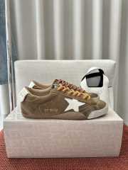 Uubags Golden Goose True-Star Suede Low-Top Trainers in Brown - 3
