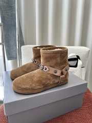 Uubags Balenciaga Alaska soft camel leather and synthetic ankle boots - 1