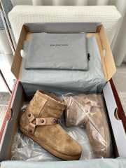 Uubags Balenciaga Alaska soft camel leather and synthetic ankle boots - 5