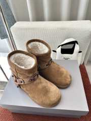 Uubags Balenciaga Alaska soft camel leather and synthetic ankle boots - 6