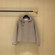 Uubags Dior Hooded Jacket in Beige Wool and Cashmere - 1