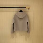 Uubags Dior Hooded Jacket in Beige Wool and Cashmere - 3