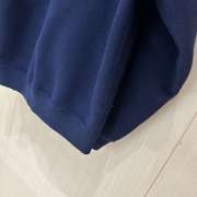 Uubags Dior Hooded Jacket in Navy Blue Wool and Cashmere - 5