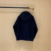 Uubags Dior Hooded Jacket in Navy Blue Wool and Cashmere - 4
