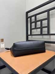 Uubags Loewe Flamenco satchel in suede calfskin black 34x12x24cm - 3