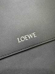Uubags Loewe Flamenco satchel in suede calfskin black 34x12x24cm - 2