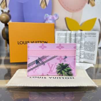 Uubags Louis Vuitton M26803 Double Card Holder In Pink 11x7x1.5cm