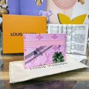 Uubags Louis Vuitton M26803 Double Card Holder In Pink 11x7x1.5cm - 2