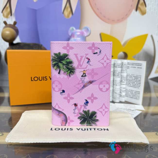 Uubags Louis Vuitton M27229 Passport Wallet In Pink 10x14x2.5cm - 1