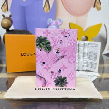Uubags Louis Vuitton M27229 Passport Wallet In Pink 10x14x2.5cm