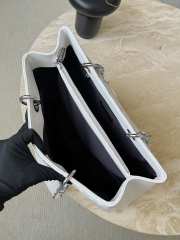 Uubags Chanel Grand Shopping Tote Bag In White 33.5x24x12.5cm - 6