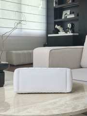 Uubags Chanel Grand Shopping Tote Bag In White 33.5x24x12.5cm - 3