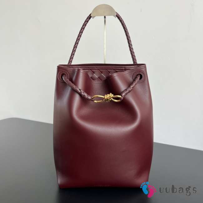 Uubags Bottega Veneta Andiamo Bucket Bag In Barolo 34x24x12cm - 1