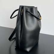 Uubags Bottega Veneta Andiamo Bucket Bag In Black 34x24x12cm - 5