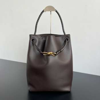 Uubags Bottega Veneta Andiamo Bucket Bag In Fondant 34x24x12cm