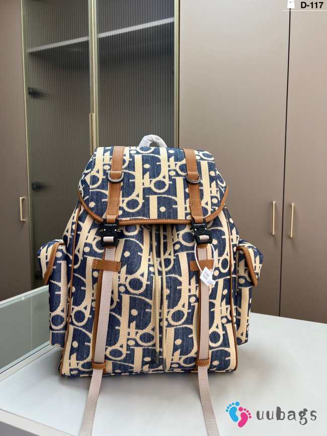 Uubags Dior Hit the Road Backpack with Flap 43x43x18cm - 1