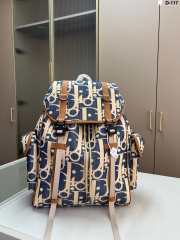 Uubags Dior Hit the Road Backpack with Flap 43x43x18cm - 1